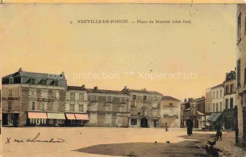 AK / Ansichtskarte Neuville-de-Poitou POITIERS 86 Vienne Place du Marché