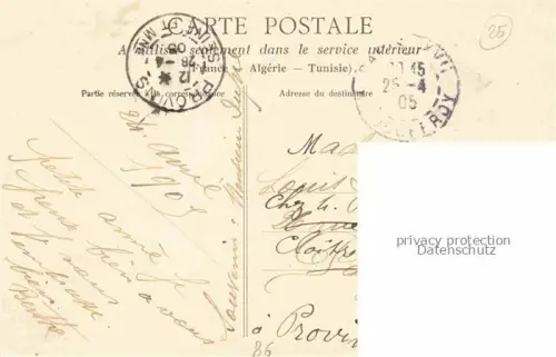 AK / Ansichtskarte Chauvigny Montmorillon 86 Vienne Restes du Château de Montléon Rue des Rampes