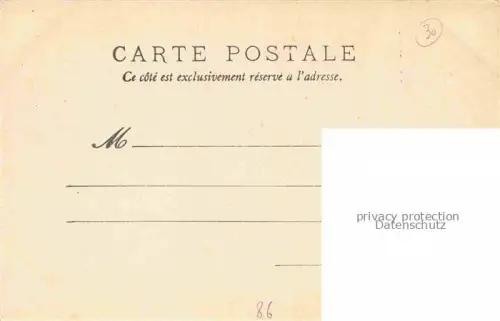 AK / Ansichtskarte Montmorillon 86 Vienne Eglise St. Martial et la Sous-Préfecture