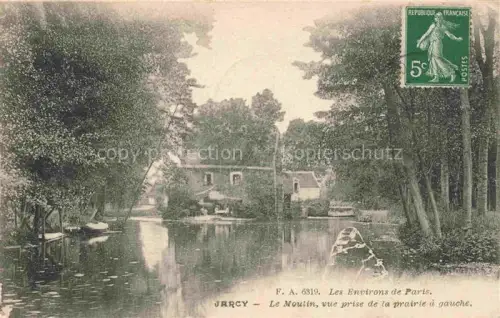 AK / Ansichtskarte Jarcy Varennes EVRY 91 Essonne Le moulin vue prise de la prairie à gauche