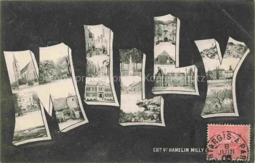 AK / Ansichtskarte Milly -la-Foret EVRY 91 Essonne Vues d'ensemble Schriftzug