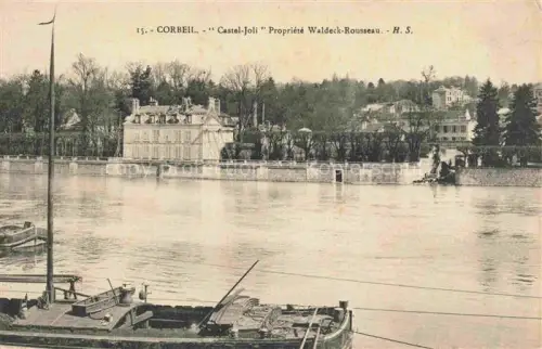 AK / Ansichtskarte CORBEIL -Essonnes 91 Essone Castel Juli Propriété Waldeck-Rousseau