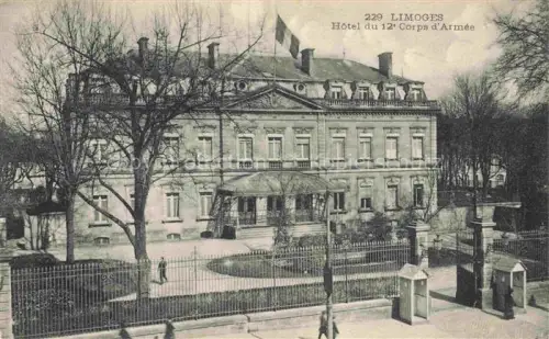 AK / Ansichtskarte LIMOGES 87 Haute-Vienne Hôtel du 12e Corps d'Armée