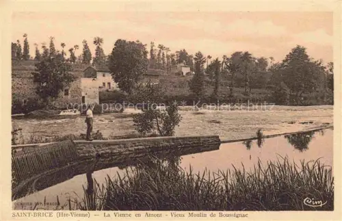 AK / Ansichtskarte Saint-Brice-sur-Vienne Rochechouart 87 Haute-Vienne La Vienne en Amont Vieux Moulin de Boussignac