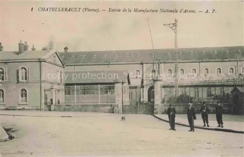 AK / Ansichtskarte Chatellerault 86 Vienne Entrée de la Manufacture Nationale d'Armes