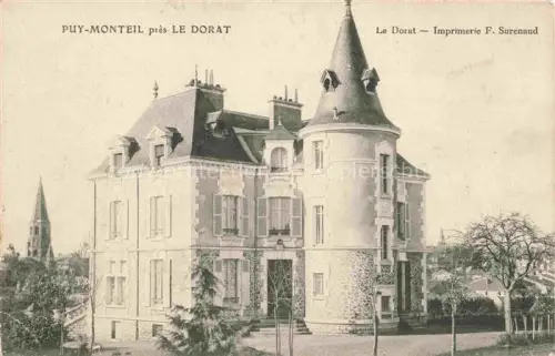 AK / Ansichtskarte Puy-Monteil Le Dorat BELLAC 87 Haute-Vienne Château