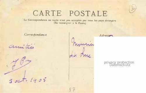 AK / Ansichtskarte ROCHECHOUART 87 Haute-Vienne Vue générale prise du Roc-du-Boeuf