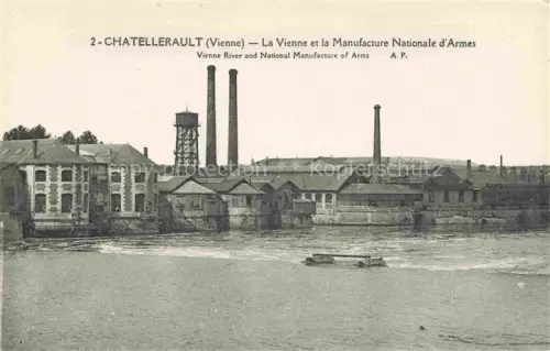 AK / Ansichtskarte Chatellerault 86 Vienne La Vienne et la Manufacture Nationale d'Armes