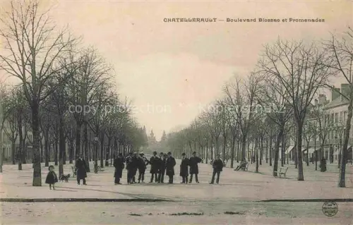 AK / Ansichtskarte Chatellerault 86 Vienne Boulevard Blossac et Promenades