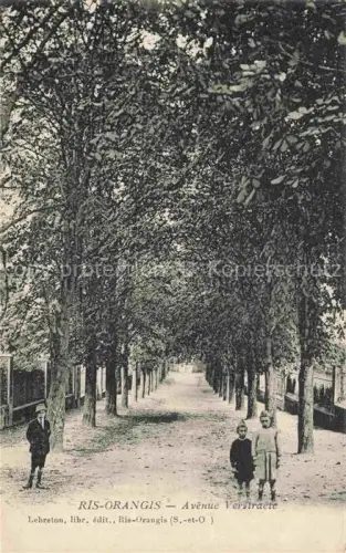 AK / Ansichtskarte Ris-Orangis Evry 91 Essonne Avenue Verstraete