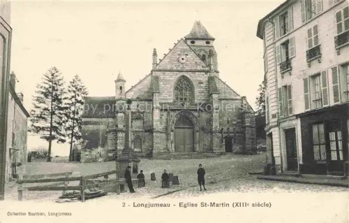 AK / Ansichtskarte Longjumeau Palaiseau 91 Essonne Eglise St. Martin XIIIe siècle