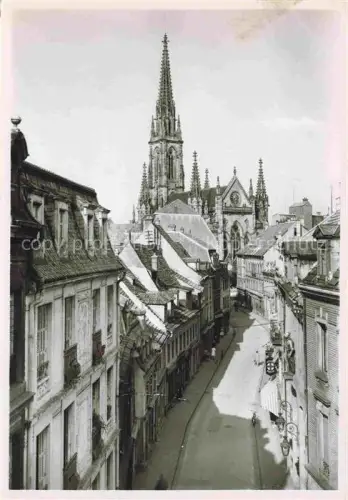 AK / Ansichtskarte MULHOUSE Muehlhausen 68 Haut-Rhin Rue Henriette et le Temple