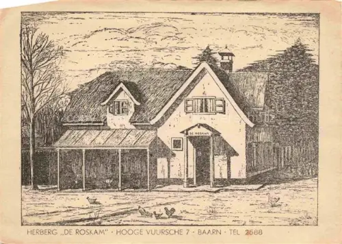 AK / Ansichtskarte Baarn Utrecht NL Herberg De Roskam Kuenstlerkarte