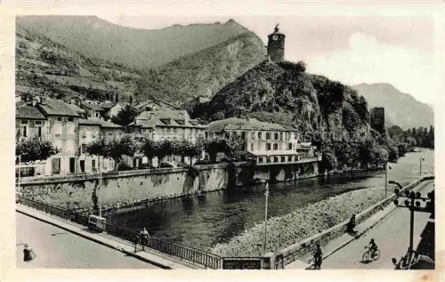 AK / Ansichtskarte Tarascon-sur-Ariege FOIX 09 Ariege Le Pont les Quais Bois Bessede
