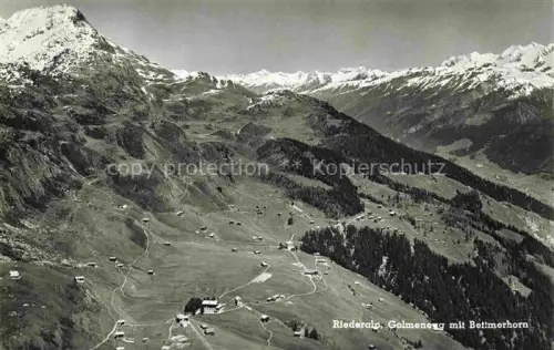 AK / Ansichtskarte Riederalp Raron VS Golmenegg mit Bettmerhorn