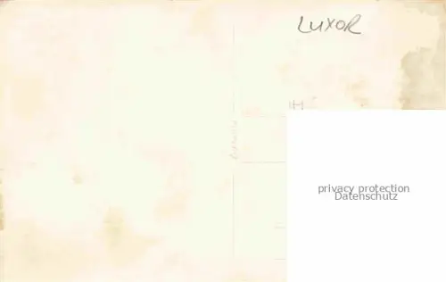 AK / Ansichtskarte LUXOR Louqsor Louksor Egypt The Temple