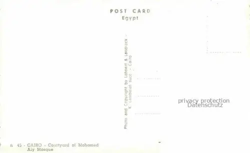 AK / Ansichtskarte CAIRO  Kairo Caire Egypt Courtyard of Mohamed Aly Mosque