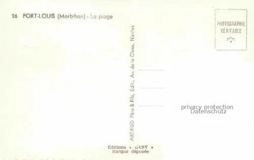 AK / Ansichtskarte Port-Louis Lorient 56 Morbihan La plage