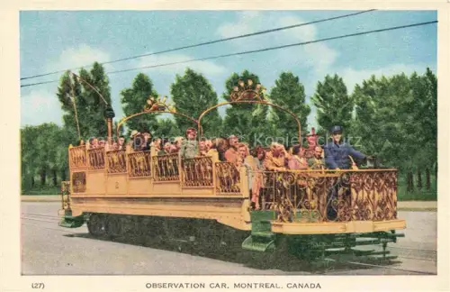 AK / Ansichtskarte MONTREAL  QUEBEC Canada Observation Car