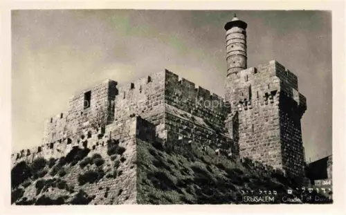 AK / Ansichtskarte Jerusalem  Yerushalayim Israel Citadelle of David