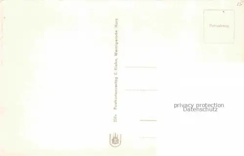 AK / Ansichtskarte Wernigerode Harz Forsthaus im Christanental Gondelteich