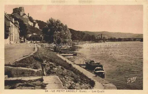 AK / Ansichtskarte Le Petit Andely Les Andelys 27 Eur Les Quais