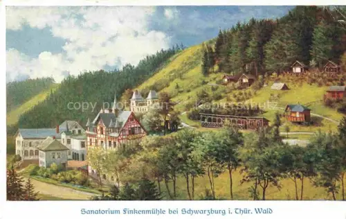 AK / Ansichtskarte Schwarzburg Rudolstadt Thueringen Sanatorium Finkenmuehle