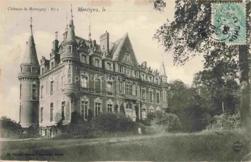 AK / Ansichtskarte Montigny-le-Gannelon Chateaudun 28 Eure-et-Loir Chateau de Montigny