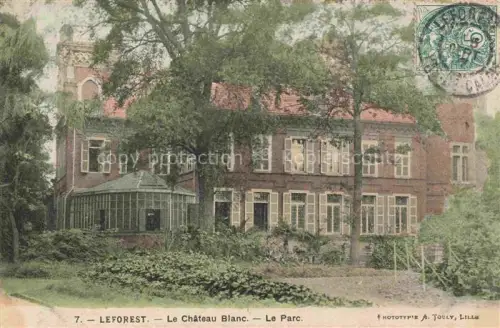 AK / Ansichtskarte Leforest LENS 62 Pas-de-Calais Le Chateau Blanc Le Parc