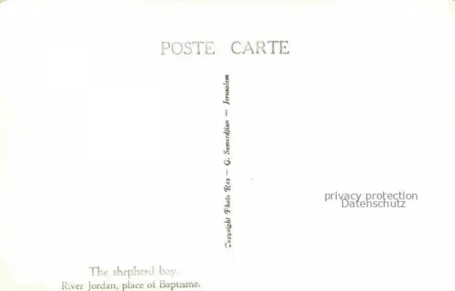AK / Ansichtskarte Schaeferei Sheperding Bergerie-- River Jordan place of Baptisme 
