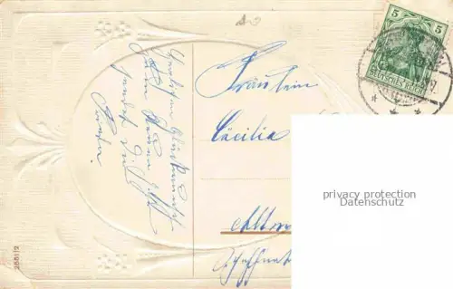 AK / Ansichtskarte Neujahr Annee New Year Wein Frau Litho