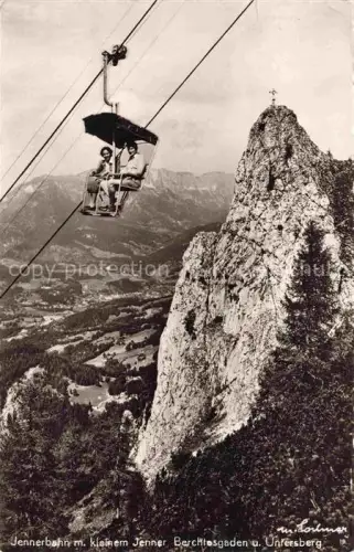 AK / Ansichtskarte Sessellift Chairlift Telesiege Jennerbahn Berchtesgaden Unterberg 