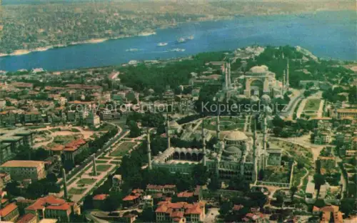 AK / Ansichtskarte ISTANBUL Constantinopel TK Sultan Ahmet Camii Ve Ayasofya 