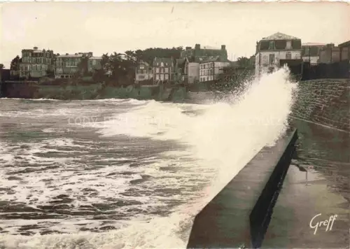 AK / Ansichtskarte PARAME St-Malo 35 Ille-et-Vilaine Grosse mer sur le Sillon