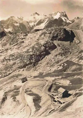 AK / Ansichtskarte Galibier Col du 2556m 73 Savoie Restaurant du Galibier et la Meije