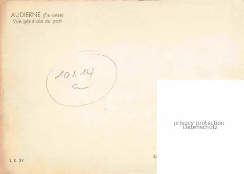 AK / Ansichtskarte Audierne QUIMPER 29 Finistere Vue generale du port