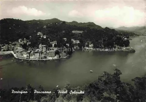 AK / Ansichtskarte PORTOFINO Liguria IT Panorama Hotel Splendid