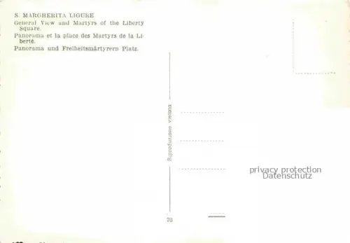 AK / Ansichtskarte SANTA MARGHERITA  Ligure Genova IT Panorama e piazza Martiri della Liberta