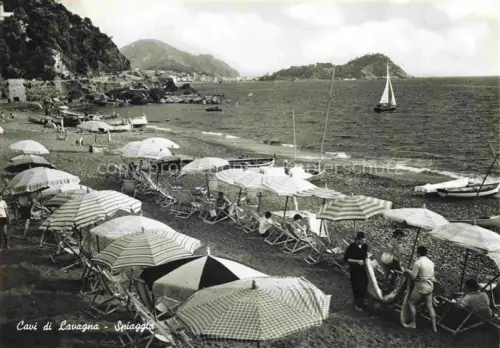 AK / Ansichtskarte Cavi di Lavagna Genova Liguria IT Spiaggia