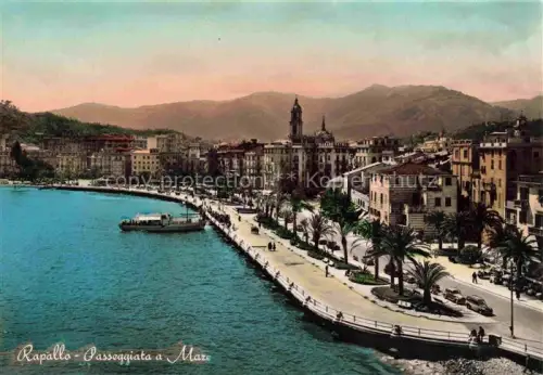 AK / Ansichtskarte RAPALLO Liguria IT Passeggiata a Mare