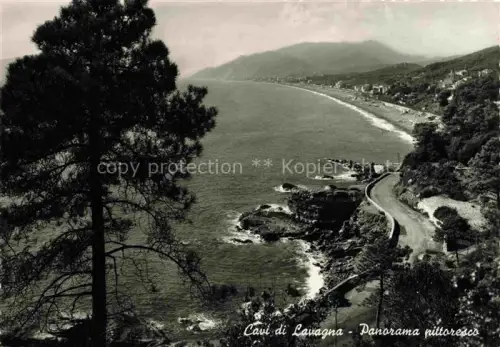 AK / Ansichtskarte Cavi di Lavagna Genova Liguria IT Panorama pittoresco