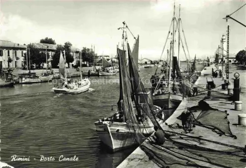 AK / Ansichtskarte RIMINI IT Porto canal