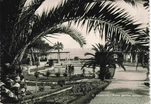 AK / Ansichtskarte SANREMO San Remo Liguria IT Nuovo giardino pubblico
