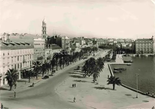 AK / Ansichtskarte SPLIT Spalato Croatia Ortspartie