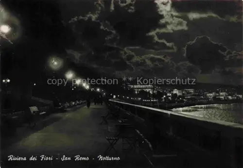 AK / Ansichtskarte San Remo SANREMO Liguria IT Notturna