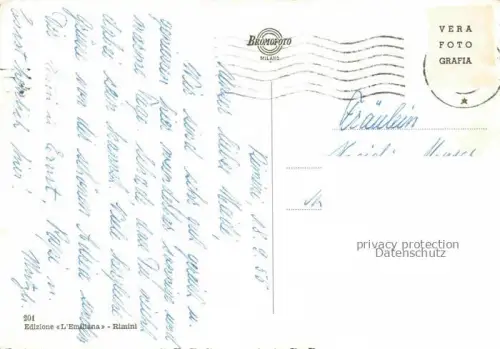 AK / Ansichtskarte RIMINI IT Veduta della spiaggia