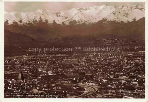 AK / Ansichtskarte TORINO Turin IT Panorama da Superga