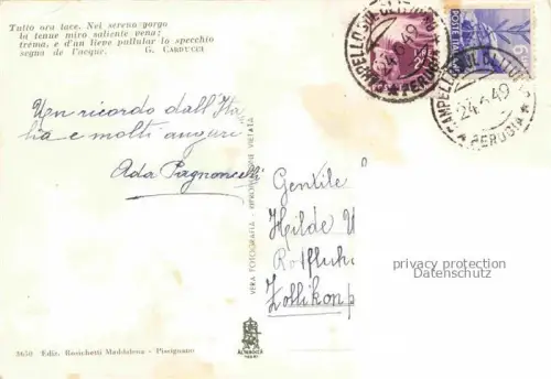 AK / Ansichtskarte Passignano-sul-Trasimeno PERUGIA Umbria IT Fonti del Clitumno