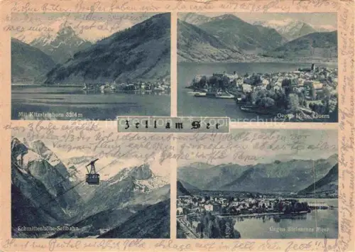 AK / Ansichtskarte ZELL AM SEE Pinzgau-Pongau AT Kitzsteinhorn Hohe Tauern Schmittenhoehe Seilbahn Steinernes Meer