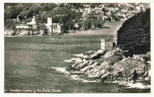 AK / Ansichtskarte Dartmouth  Townstal Devon UK Guardian Castles Darts Mouth 